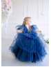 Flutter Sleeves Tulle Unique Flower Girl Dress Flutter Sleeves Tulle Unique Flower Girl Dress